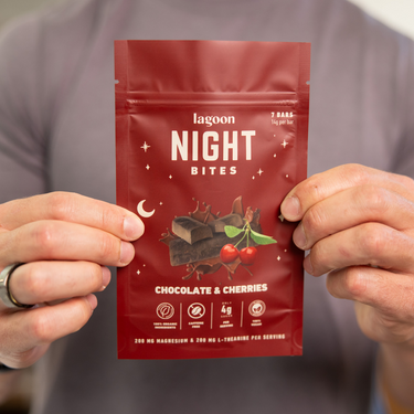 Chocolate & Cherry Night Bites | Functional Nightly Sleep Supplement Chocolate Bars